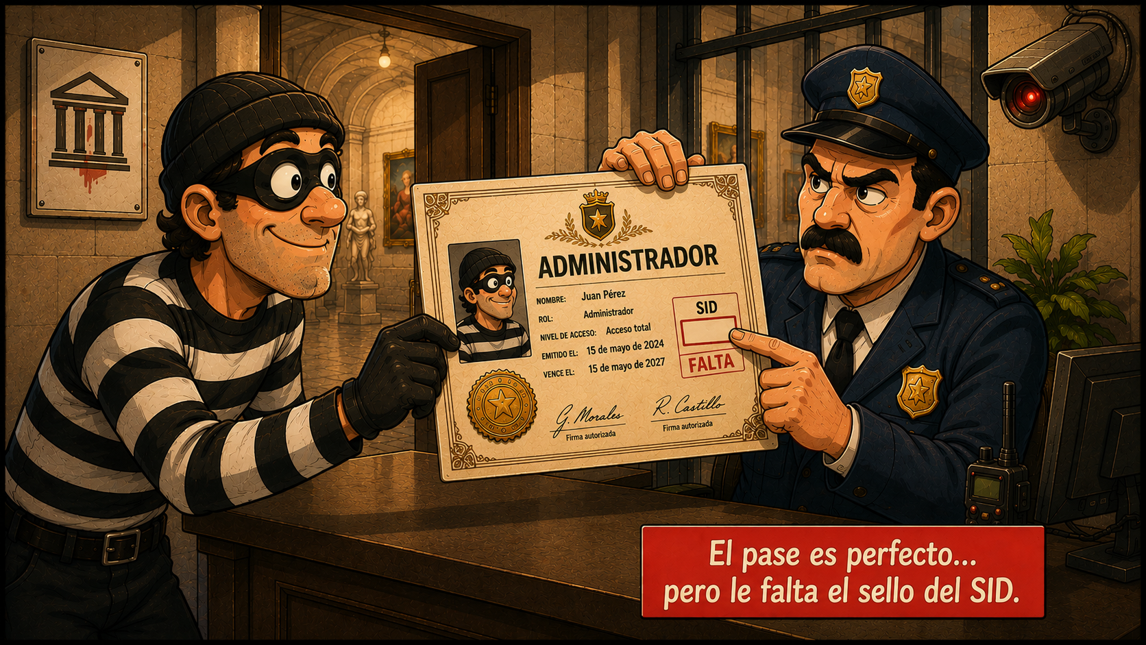 El certificado llega perfecto, pero la autenticación falla porque falta una extensión ASN.1 con el SID del usuario