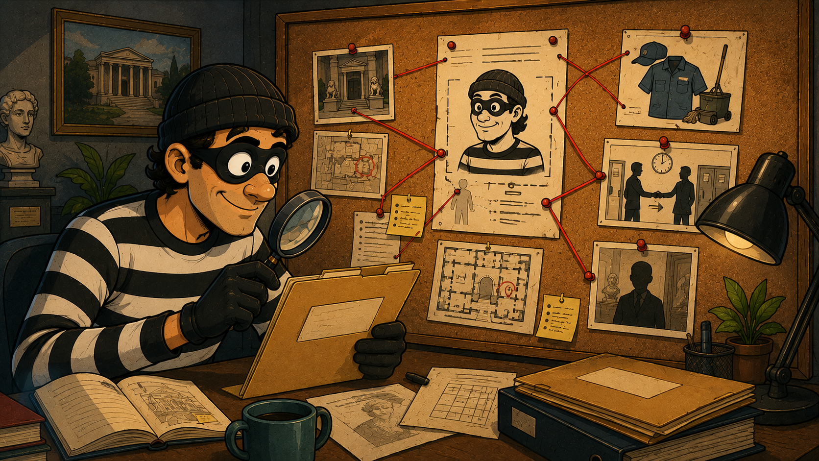 The intelligence team profiles a plausible adversary: methods, tools, and modus operandi in a dossier