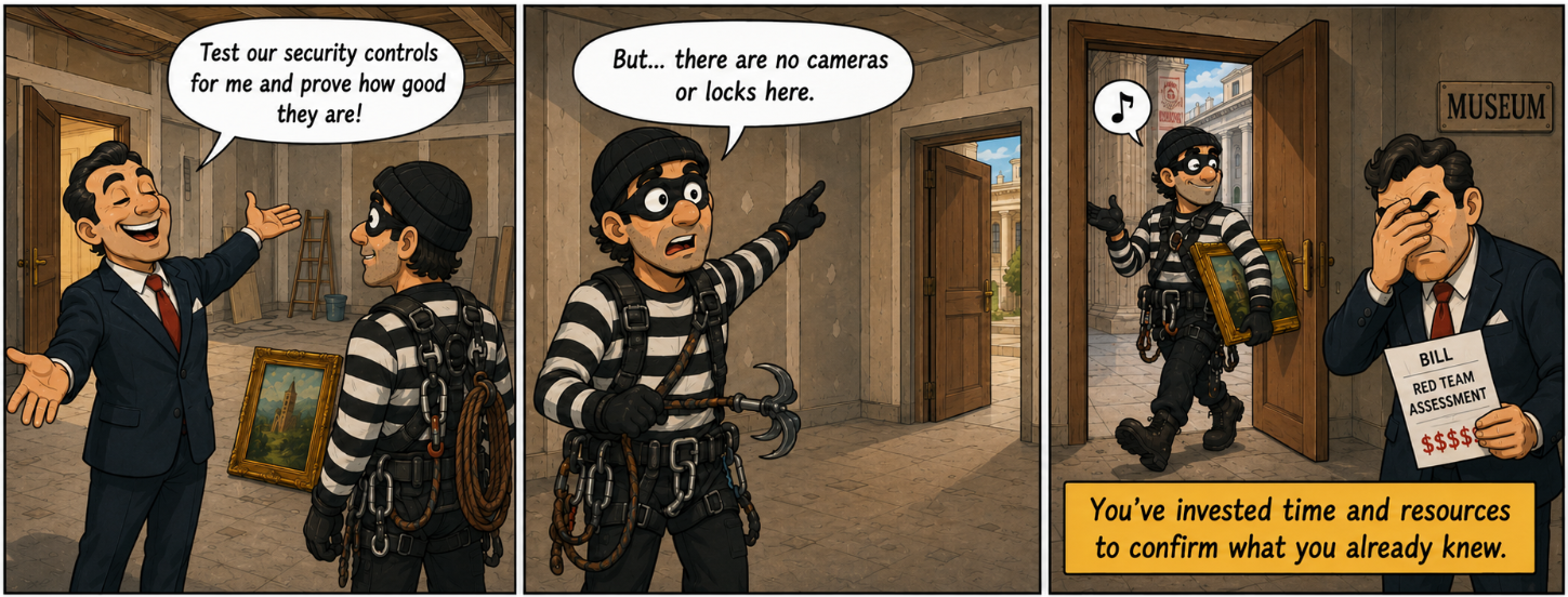 Hiring the thief before you even have cameras
