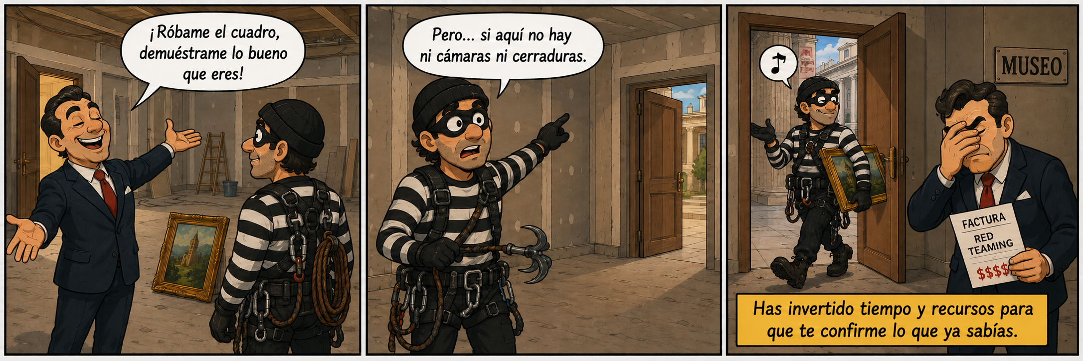 Contratar al ladrón antes de tener cámaras