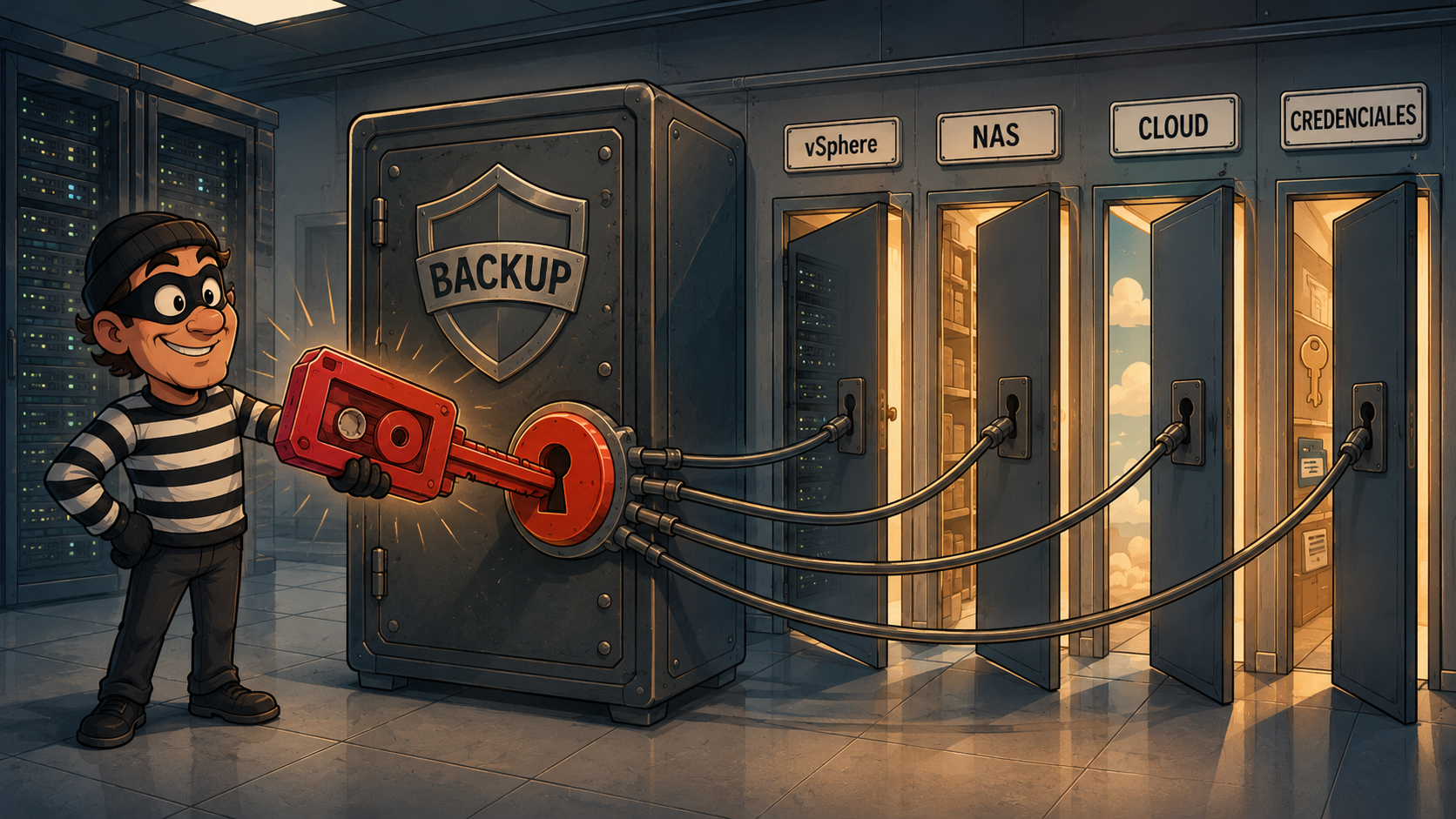 Veeam Backup: from safeguard to the attacker's master key